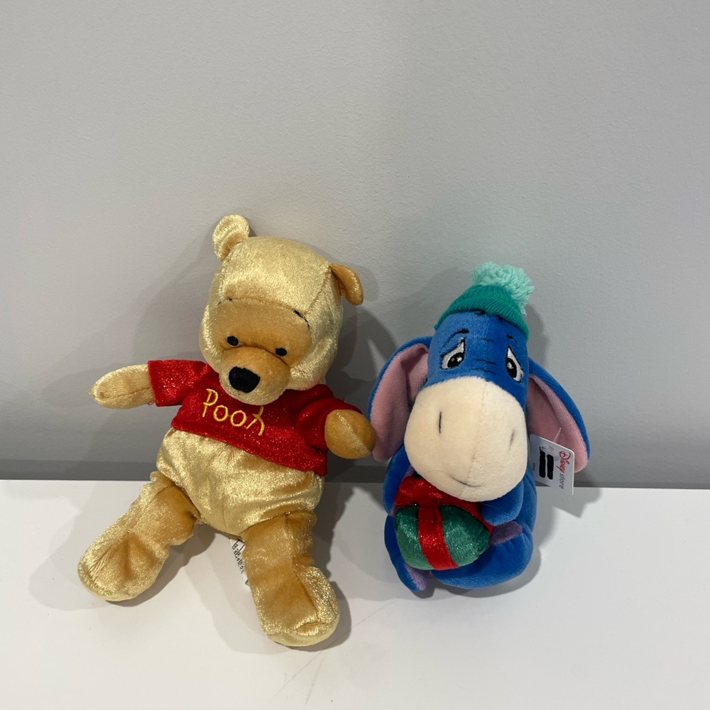 Disney Winnie the Pooh & Eeyore Plush Set
